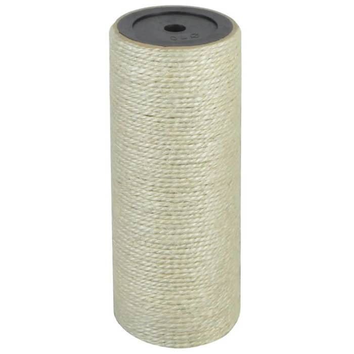 Griffoir pour chats - VIDAXL - 8x20 cm - Sisal naturel - Beige - Artisanal - Montage simplifié - Fixation incluse