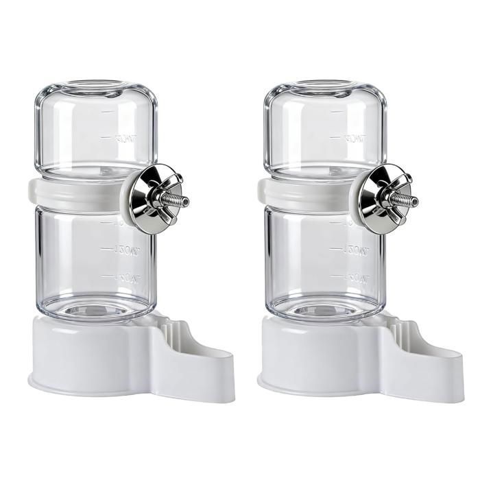 2 PCS Abreuvoir Automatique pour Oiseaux de Cage Distributeur Automatique deau Oiseaux Abreuvoir Cage Oiseaux Pratique ABREUVOIR