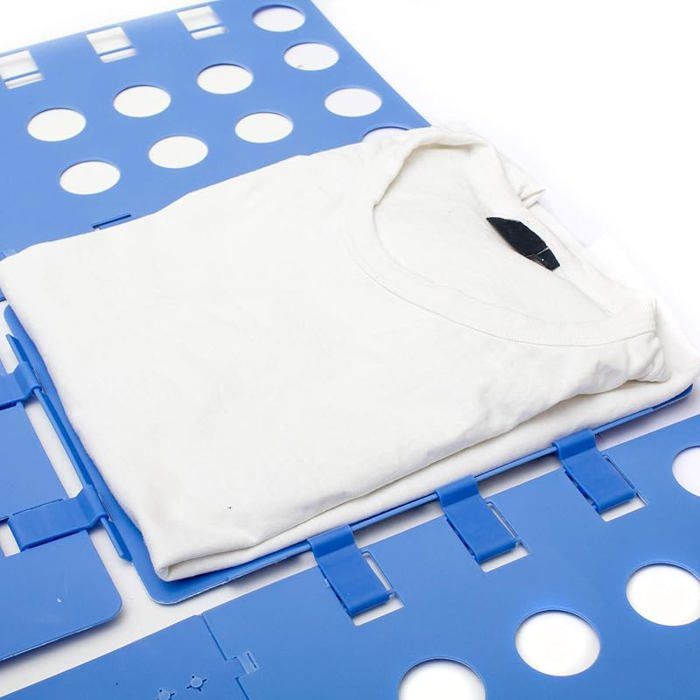 Planche à plier le linge professionnelle 3ème génération - Planche à plier les chemises - Bleu Bleu
