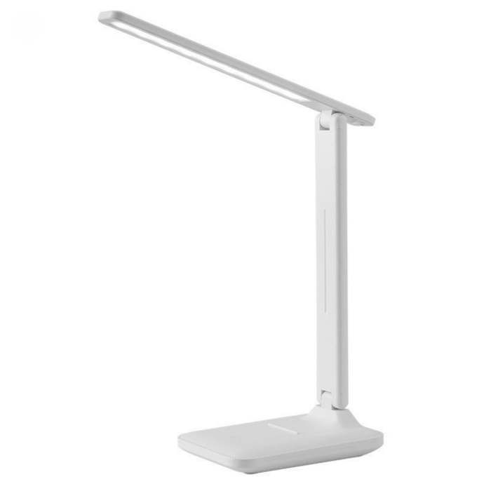 Lampe de bureau LED tactile rechargeable variateur couleurs protection des yeux 38cm pour étude bureau chevet chambre enfant