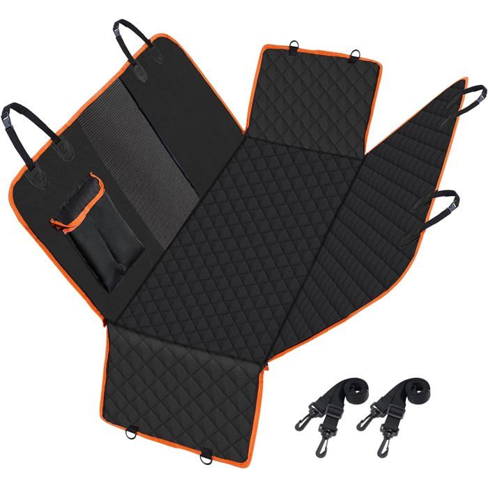 Housse de siège de voiture pour chien imperméable et résistante aux rayures hamac pour chien 600D pour siège arrière de Housse de siège de voiture pour chien imperméable et résistante aux rayures hamac pour chien 600D pour siège arrière de