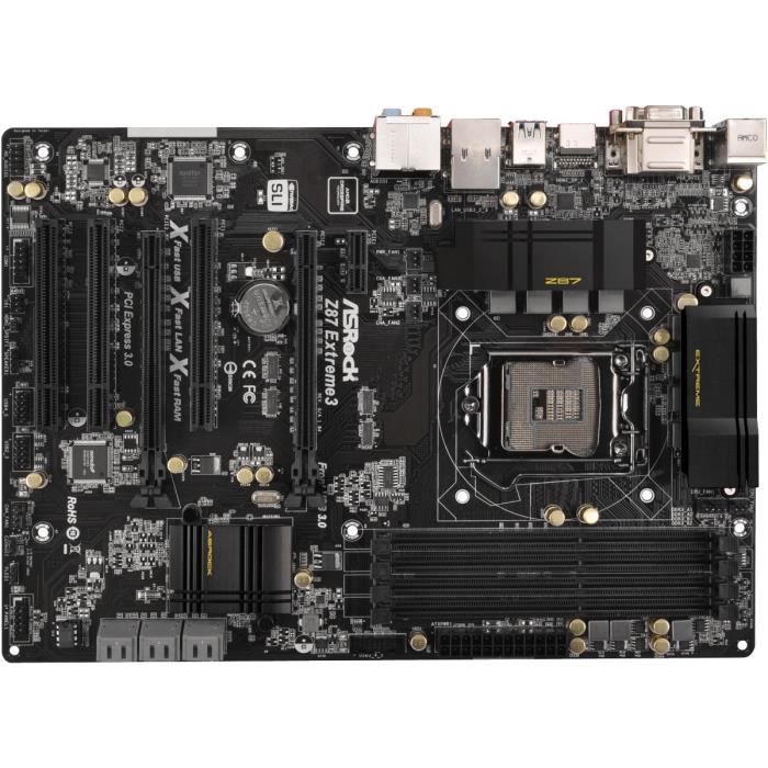 Carte mère ASRock Z87 Extreme3 DDR3 LGA 1150 ATX Reconditionné - ASRock reconditionné disponible sur Cdiscount Seconde Vie