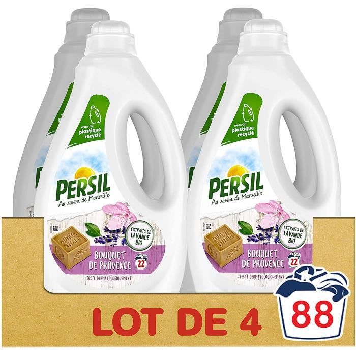 PERSIL Lessive Liquide x88 Bouquet de Provence aux extraits de Lavande Bio et au Savon de PERSIL Lessive Liquide x88 Bouquet de Provence aux extraits de Lavande Bio et au Savon de