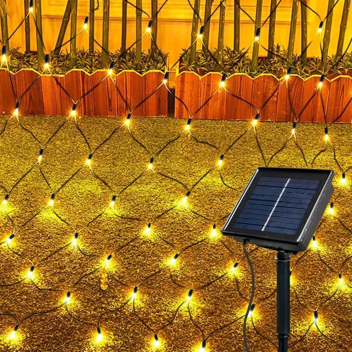 Guirlande Lumineuse Exterieure Solaire, 5M 50 LED Guirlande