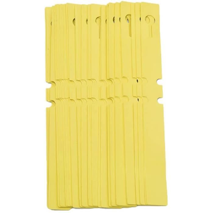 300 Étiquettes Jardin Suspendables - Marqueurs Plantes Réutilisables - 6 Couleurs - 21x2cm