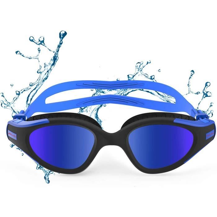 Lunettes de natation sans fuite anti buee protection UV vision cristalline pour triathlon Lunette Piscine Adulte hommes 748 Cdiscount Sport