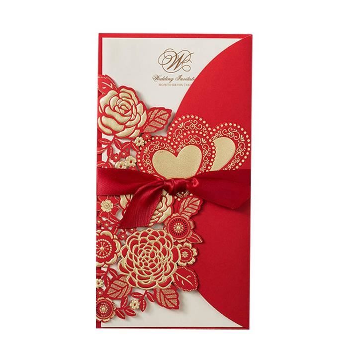 invitations de mariage élégantes et vierges