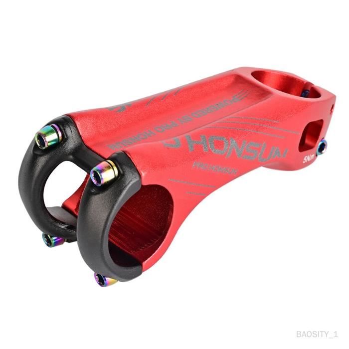 Potence VTT Riser Court 90mm Alliage Rouge Accessoires Pieces Velo Route VTT Cdiscount Sport