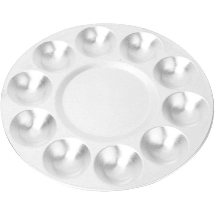 Palette de mélange de peinture à 6 puits, 10, 12 plateaux de