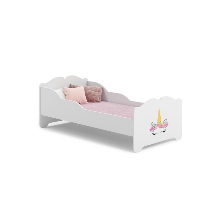 Lit enfant ANNI 140x70 Licorne avec matelas