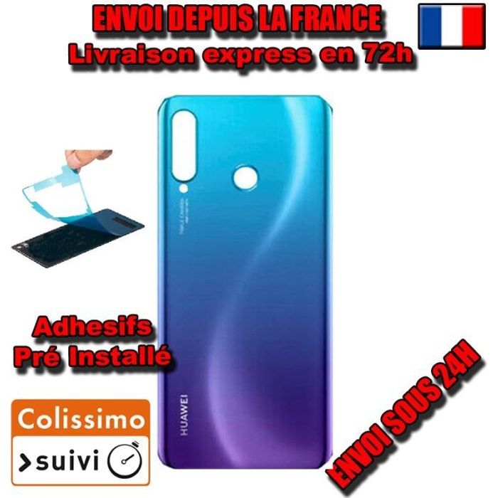 Cache Batterie Arrière Bleu Pour Huawei P30 Lite Et P30 Lite New Edition
