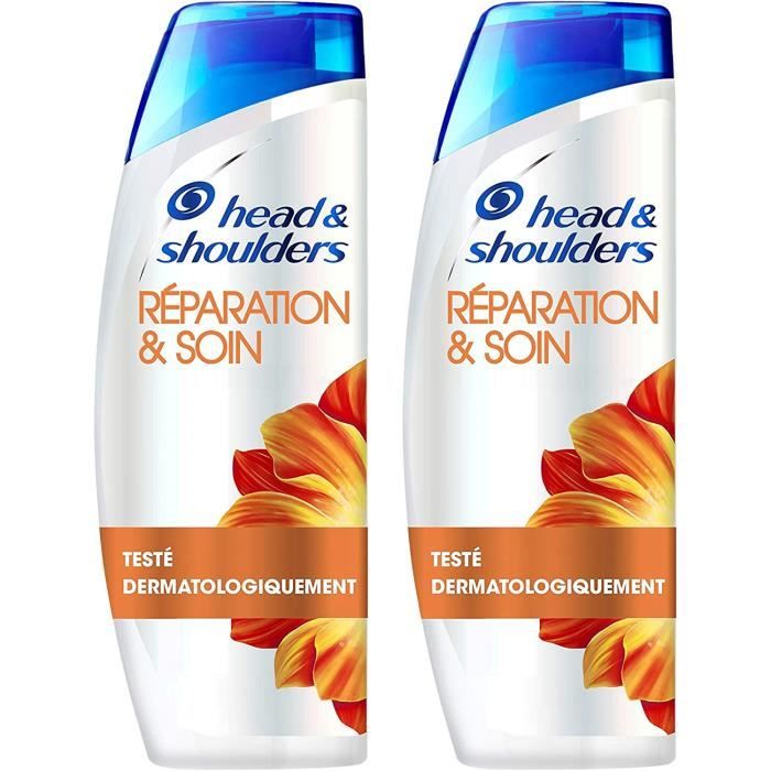 Head and shoulders Réparation Et Soin Shampooing Antipelliculaire 280 ml, le lot de 2[1032
