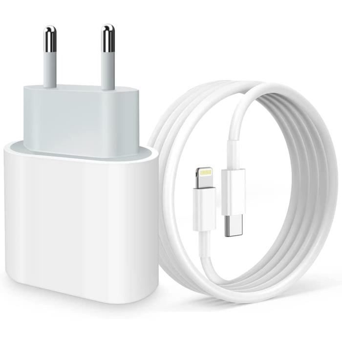 Chargeur Rapide iPhone 13 14, Apple MFi Certified 20W USB C