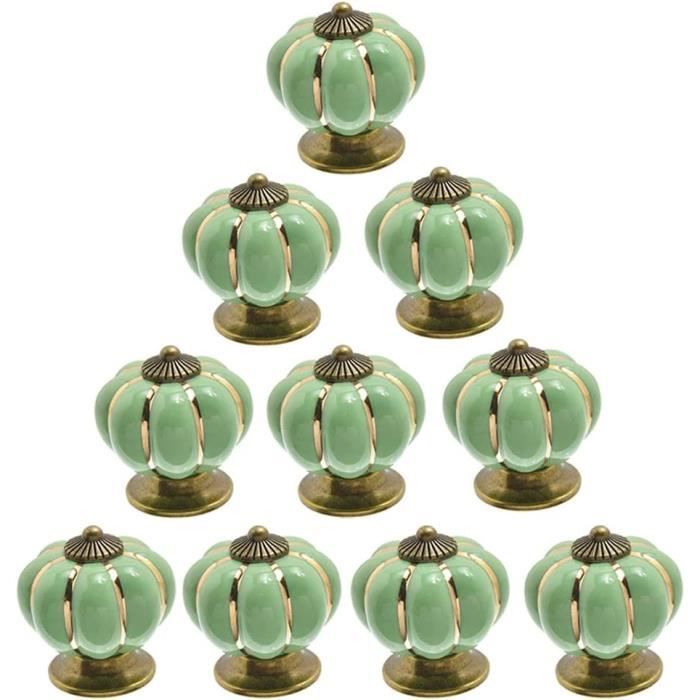 10 Boutons Ronds Vintage Verts 18 Mm - Plastique, Pour Tricot & Manteaux