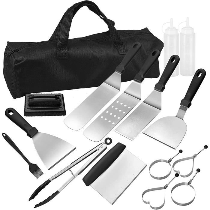 Kit Barbecue16 Pièces Ustensiles Barbecue,Accessoires Barbecue en