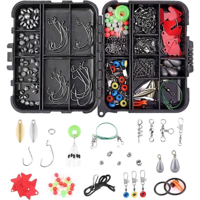 Boîtes De Matériel De Pêche Avec Lampe De Poche Kit D'Accessoires Pour Appâts Al