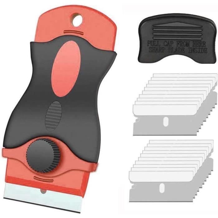 Lot De 2 Racloirs Pour Plaque Vitrocéramique Fackelmann 16cm - Acier, Pour Nettoyage Plaques Et Planchas