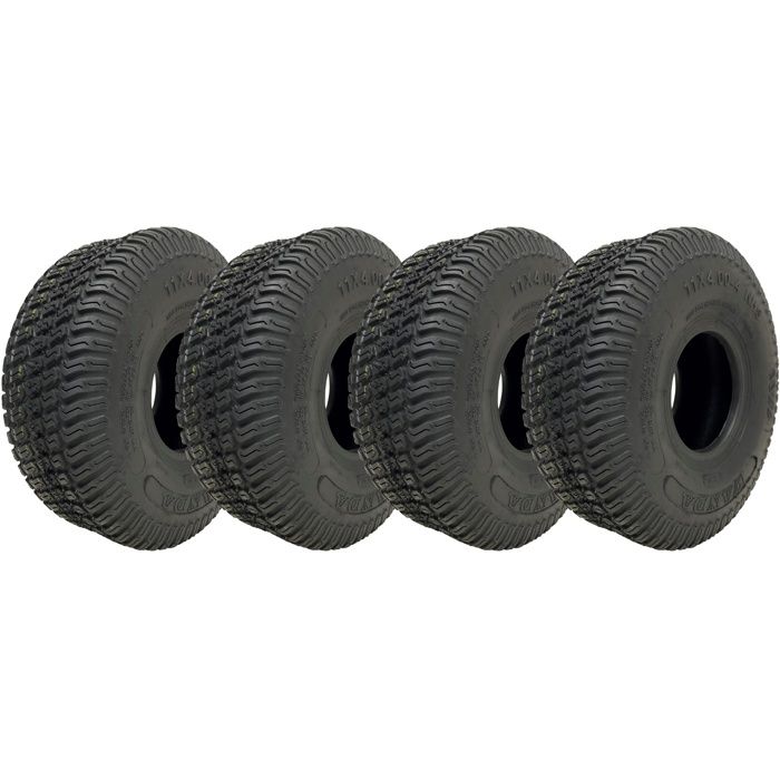 Parnells Tondeuse à Gazon Pneu 13x5.00-6 4 Plis Wanda P332 | Tubeless Herbe | Profondeur 3 Mm | Charge 200 Kg | Diamètre 316 Mm