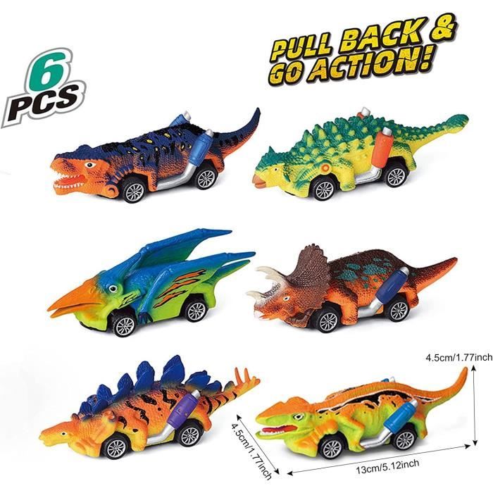 Tolmaiertu Lot De 8 Slips En Coton Doux Imprimé Dinosaure Pour Garçons 3 à 13 Ans