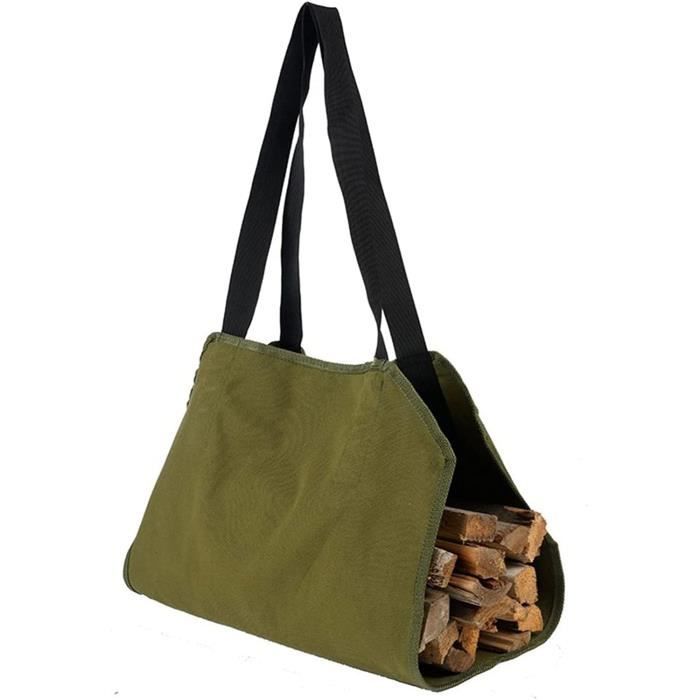 Sac à Bois Pratique Et Spacieux – Idéal Pour Ranger Ou Transporter Vos Bûches