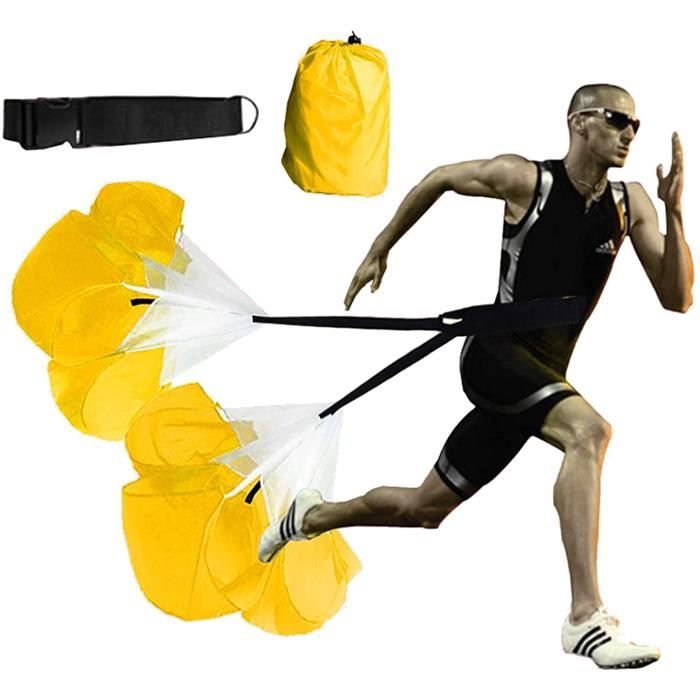 Parachute de résistance pour entraînement de vitesse avec sangle réglable pour  coureur, football, parachute jaune[480] - Cdiscount
