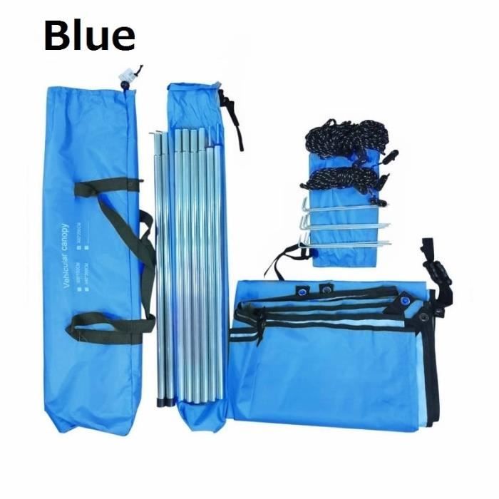5 Barres Télescopiques Pour Tente, Auvent Ou Voile D'ombrage - Réglables De 50 à 200 Cm - Portable & Pliable