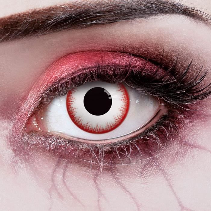 Aricona Lentilles de couleur Lentilles de contact zombies pour Halloween Lentilles de couleur sans ordonnance Lentilles de A15 Achat Vente lentilles de contact Cdiscount