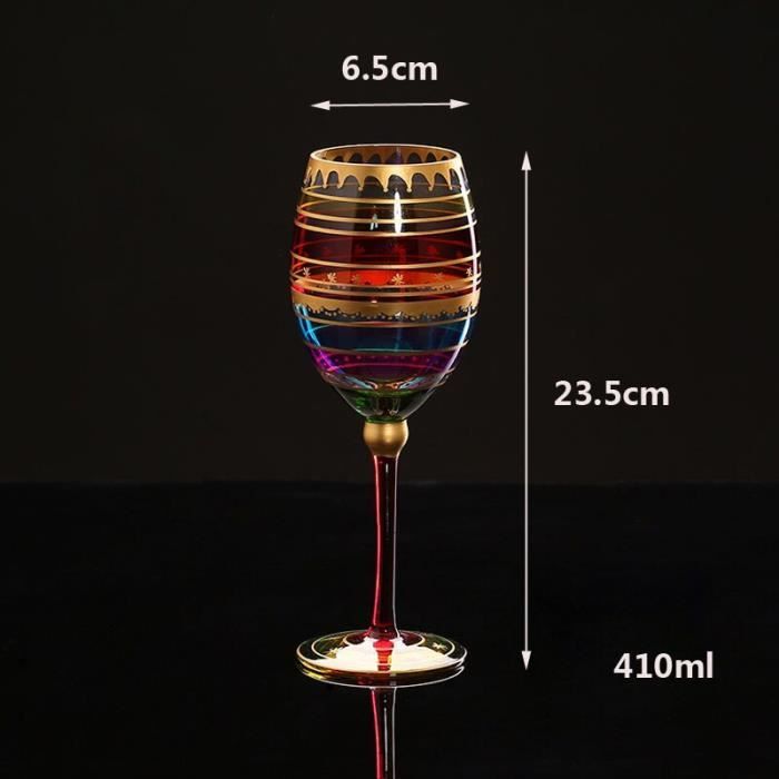 Verre à Vin Géant 2L Ou 4L - Grand Verre Cristal Sans Plomb Pour Bière, Cocktail, Whisky Et Fêtes