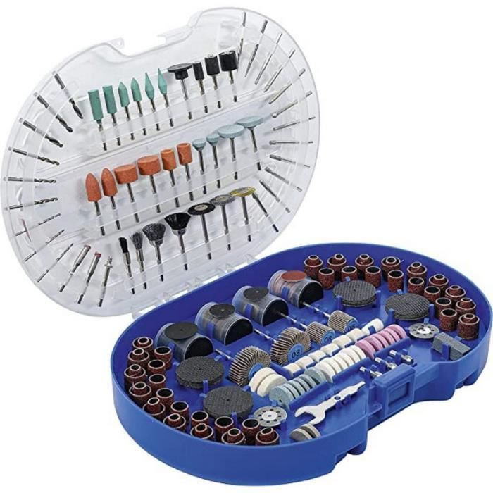 COFFRET KIT D'ACCESSOIRES POUR OUTILS ROTATIFS TYPE DREMEL ET PROXXON -  Cdiscount Bricolage