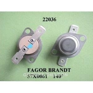 Thermostat 140° pour sèche linge BRANDT Vedette Modèle 57X0061
