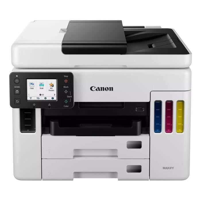 Imprimante jet dencre CANON MAXIFY GX7040 A4 WiFi – 600 x 1200 DPI – 24 ppm noir – 155 ppm couleur