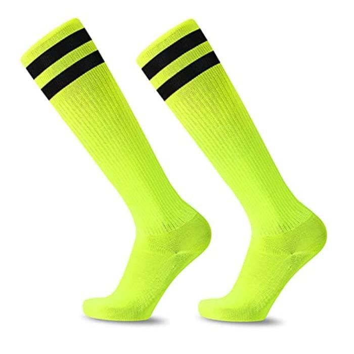 Zhouba Chaussettes de football antidérapantes longues de compression pour garçon Zhouba Chaussettes de football antidérapantes longues de compression pour garçon
