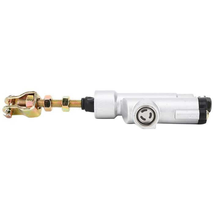 Maître-cylindre Frein Arrière Moto ATV Alliage Aluminium YUA Accessoire ATV Maître-cylindre De Frein Hydraulique Arrière 10mm/0 Freinage Moto Tout-terrain