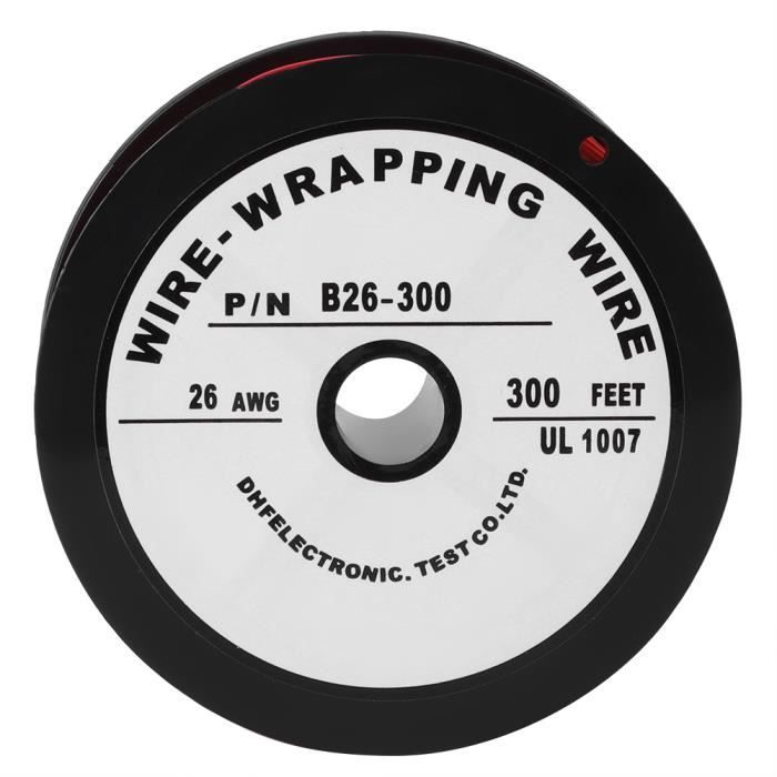 Câble électronique Noir AWG26 - 10 Mètres - 100% Neuf Dans Son Emballage