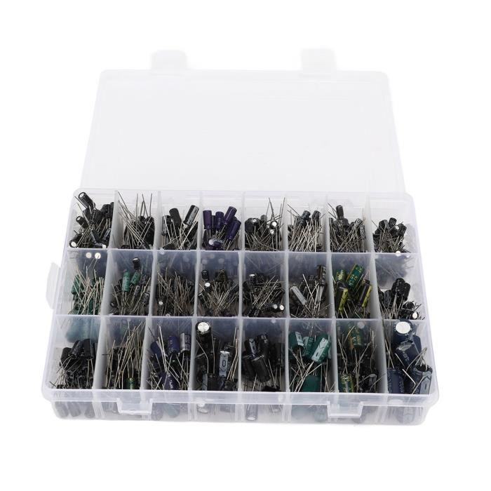 Lot De 510 Condensateurs électrolytiques Aluminium - Assortiment De Valeurs Pour Réparation électronique