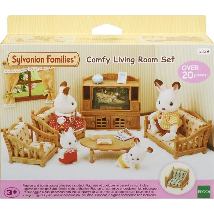 Figurines miniatures SYLVANIAN FAMILIES 5339 La pièce à vivre Meubles et accessoires pour enfants