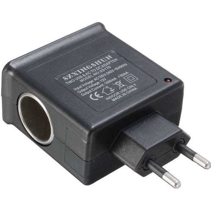 Zerone 150W Onduleur de Voiture DC 12V à 220V Convertisseur de Voiture Chargeur