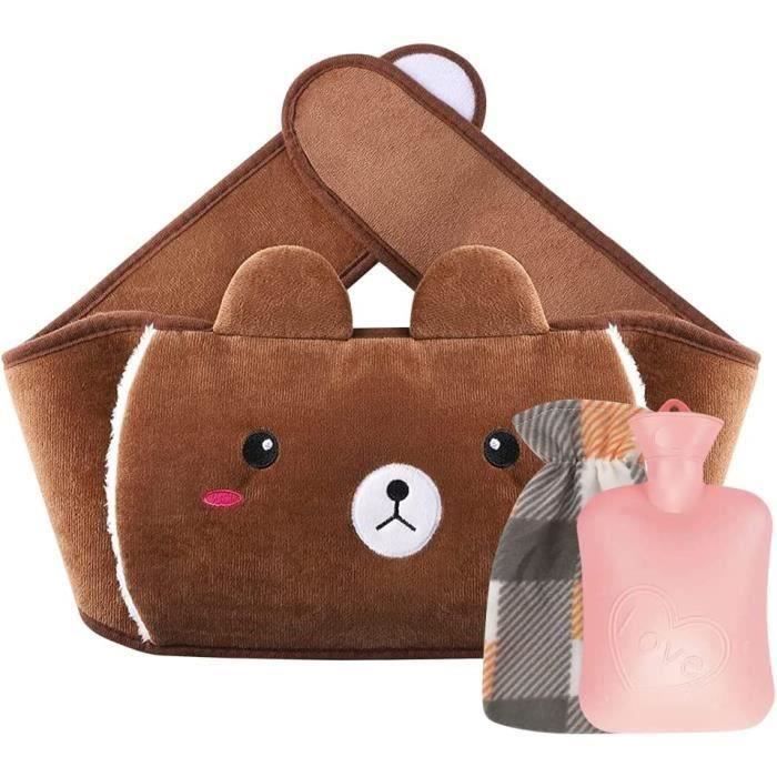 Bouillotte Animal Avec Housse Peluche - Bouillotte Eau Chaude Enfant Et Adulte Soulagement Douleurs