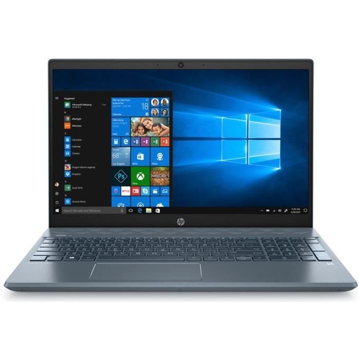 Top achat PC Portable HP - Pavilion 15-CS3019NF - Bleu gris - 15,6'' - i5-1035G1 - SSD 1 To - RAM 16 Go pas cher