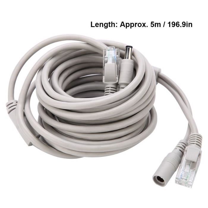 HUB RJ45 Cat 5 Réseau Ethernet Câble de raccordement + Câble Ethernet ...