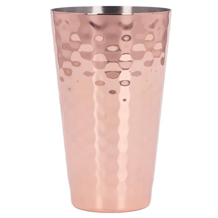 Abcsea 1 Pièce Verres à Martini en Acier Inoxydable, Verres à Cocktail, Verre à Martini Cocktail, Cuivre Galvanisé, Or Rose