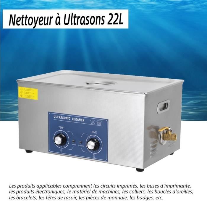 Nettoyeur Ultrason 10L VEVOR Avec Chauffe Et Minuteur - 240W | Idéal Bijoux, Pièces