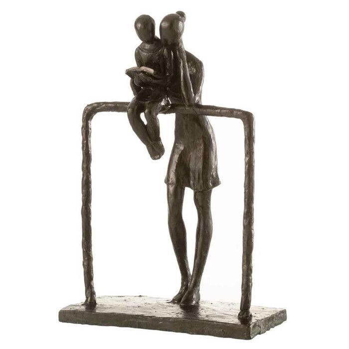 Statuette Madone Enfant Jésus – Bronze – 26 Cm – Palazzo INT