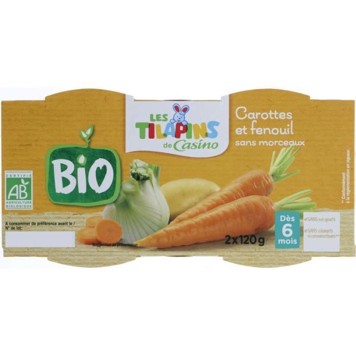 Les Tilapins Carottes Et Fenouil Bio 2x1g Achat Vente Legumes Cuisines Les Tilapins Carottes Et Fenouil Bio 2x1g Cdiscount Pret A Porter