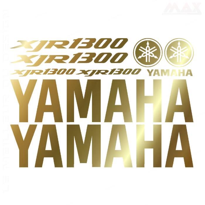 9 stickers YAMAHA XJR 1300 – OR – sticker XJR1300 ABS EXUP - YAM403