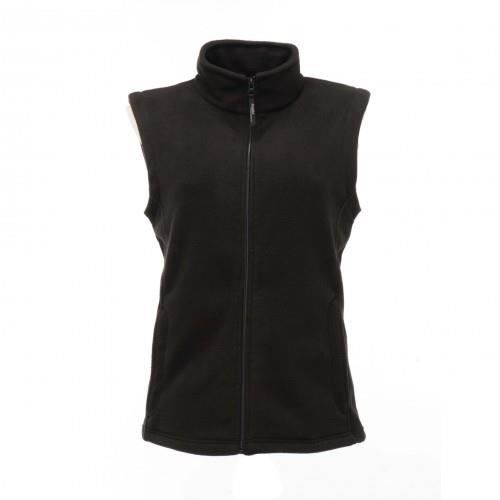 Gilet Polaire Engel-Natur Femme - Laine Vierge Bio Sans Manches - Noir