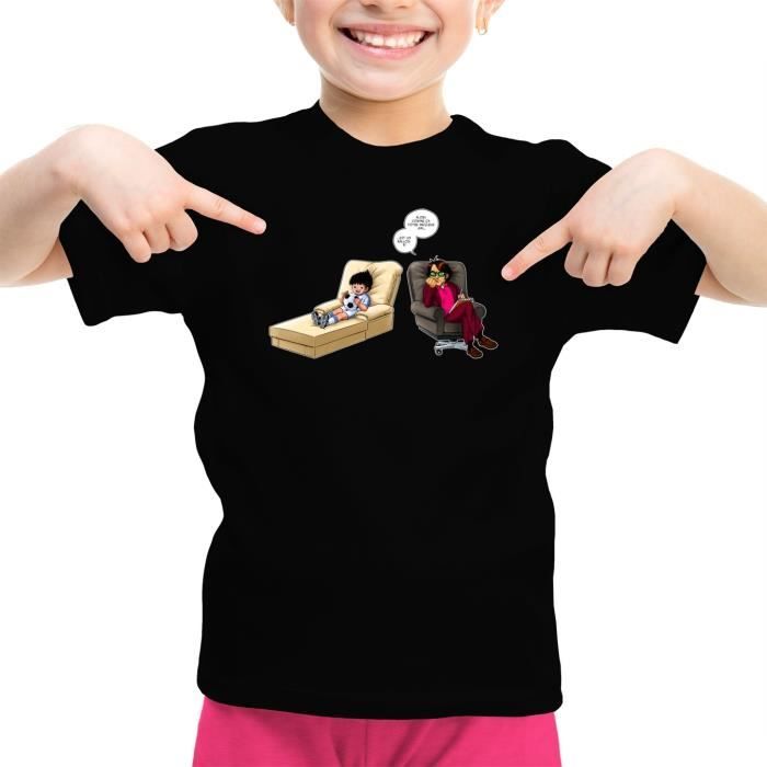 T Shirt Enfant Fille Noir Olive Et Tom Captain Tsubasa Parodique Olivier Atone Son Meilleur Ami Parodie Olive Et Tom Cap Noir Achat Vente T Shirt Soldes Sur