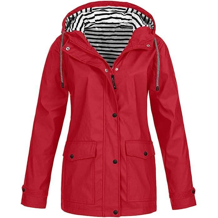 Coupe vent rouge femme store