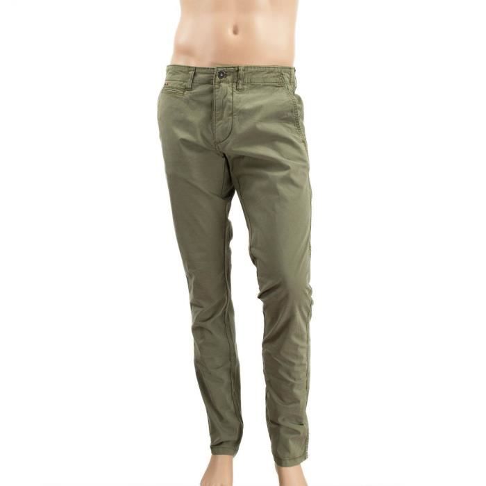 Pantalon homme toile couleur Clearance
