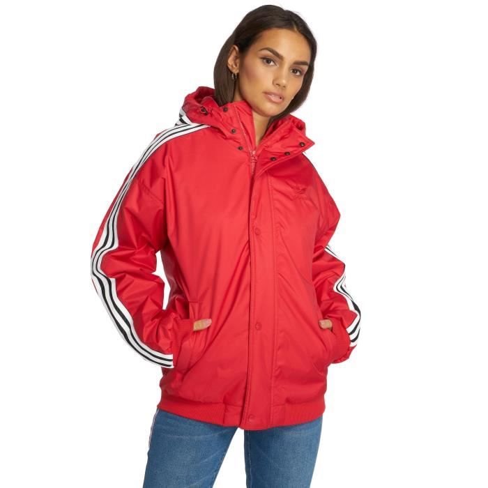 manteau adidas rouge